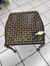 墨君墨君方凳中凳手工編織藤編椅藤椅家用陽(yáng)臺休閑小椅子庭院編織簡(jiǎn)約 方凳 曬單實(shí)拍圖