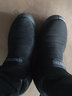 紅青百年冬季棉鞋男加絨加厚高幫爸爸鞋一腳蹬防滑雪地靴防水休閑保暖冬鞋 801 黑色男款 45 曬單實(shí)拍圖