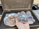 陶居盛中國風(fēng)敦煌文創(chuàng)茶具套裝新婚喬遷生日禮物送長輩商務(wù)高檔伴手禮 敦煌鎏銀茶具套裝 曬單實(shí)拍圖