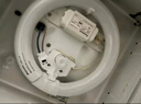 飛利浦（PHILIPS） LED吸頂燈燈芯燈盤燈板替換環(huán)形蝴蝶燈管節(jié)能蝶管U型熒光燈管環(huán) 【T8粗管】22W 白光 曬單實(shí)拍圖