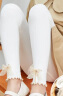 浪莎女童打底裤春秋薄款白色外穿儿童裤子公主可爱蕾丝学生长裤 实拍图