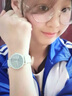 蕉遲公務(wù)員手表女學(xué)生考試專用手表硅膠帶小初高中學(xué)生男女士情侶電子 牛油果綠 曬單實(shí)拍圖