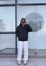 TOMMYBULL美國湯米TOMMY輕薄羽絨服男冬季新款韓版潮流修身棒球領(lǐng)鴨絨外套 黑色 XL（130-145斤） 曬單實(shí)拍圖