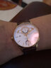 羅臣（LORSSON）【明星同款】德國表手表男士機械表進(jìn)口動(dòng)力存儲顯示夜光腕表禮物 LC9518金邊棕帶 曬單實(shí)拍圖
