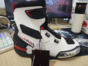 賽羽（SCOYCO）騎行靴騎行鞋摩托車(chē)男競賽機車(chē)拉力靴機車(chē)鞋摩旅裝備防滑耐磨四季 通勤短靴款MR002-2（白色）配原裝鎂合金側護板 42 曬單實(shí)拍圖