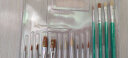 蒙玛特(Mont Marte)油画笔圆峰12支装 丙烯绘画笔儿童水彩颜料画画笔美术勾线笔 排笔学生水粉笔套装BMSS0003 实拍图