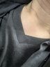班尼路（Baleno）潮新疆棉休闲v领修身短袖打底衫 00A纯黑-V领 M  实拍图