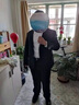紗格大碼西服套裝男士西裝加肥加大胖子商務(wù)休閑職業(yè)正裝新郎結婚禮服 黑色 5XL /200（215-225斤） 曬單實(shí)拍圖