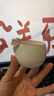 一品仟堂功夫茶具捏花主人杯女士品茗杯粉色單杯陶瓷個人專用杯子 捏花主人杯—月白 曬單實拍圖