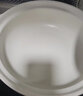 家用平底砂鍋燃氣灶沙煲煲仔飯耐高溫煲湯鍋小沙鍋陶瓷煲寬口魚(yú)頭煲 10寸白花（3~5人）3.2L口徑28厘米 曬單實(shí)拍圖