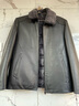 獸王2024秋冬新保暖皮夾克男頭層牛皮翻領(lǐng)外套休閑真皮皮羽絨黑色 52 曬單實(shí)拍圖