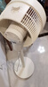 美的（Midea）空氣循環(huán)扇 空調伴侶搖頭電風(fēng)扇家用落地扇臺式小風(fēng)扇3D擺頭臺扇機身加高換氣扇輕音節能宿舍電扇 杏色GAH24QC 曬單實(shí)拍圖
