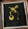 周生生小金月項(xiàng)鏈 足金鏤空?qǐng)A形項(xiàng)鏈 93439N 計(jì)價(jià) 47厘米5.7克 曬單實(shí)拍圖