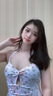 咚旺芮泳衣女性感遮肚顯瘦純欲風露背碎花掛脖吊帶裙泡溫泉海邊泳裝 系脖肩帶泳衣【杏色】80-110斤 曬單實拍圖