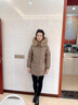 雪中飛中老年羽絨服女中長(cháng)款連帽狐貍毛領(lǐng)羽絨衣2025冬季加厚媽媽裝外套 駝色 2XL 175 建議105-120斤 曬單實(shí)拍圖