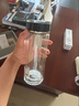 萬(wàn)象（WANXIANG）抗菌雙層玻璃杯男女士車(chē)載隔熱茶杯禮盒透明家用泡茶杯子 月光藍--禮盒裝 360ml 301-400ml 曬單實(shí)拍圖
