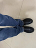 Walker Shop牛仔褲男夏季新款【甄選新疆長(cháng)絨棉】輕奢商務(wù)休閑寬松直筒男褲子 藍色【秋冬厚款】 31 曬單實(shí)拍圖