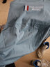 淘茲朗男士T恤硬挺華棉短袖t恤男士簡(jiǎn)約低調大碼寬松圓領(lǐng)印花半袖潮男裝 短袖THE霧霾藍 XL 建議140-155斤 曬單實(shí)拍圖