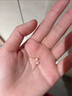 中國黃金China Gold淡水珍珠耳釘女簡約珍珠耳釘生日禮物女送女友媽媽老婆生日 K金簡約珍珠耳釘 曬單實拍圖