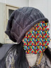 恒源祥針織帽子女秋冬天韓版潮毛線(xiàn)帽單層套頭帽護耳包頭帽孕婦月子帽 黑色 曬單實(shí)拍圖