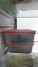 特百惠（Tupperware）保鮮盒新雪影冷凍保鮮魚(yú)蝦冷凍盒水果蔬菜冷藏盒冰箱儲物盒 新冷凍保鮮盒 8件套 -剔透版 曬單實(shí)拍圖