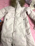 啄木鳥羽絨服女2023年冬季新款中長款女士服時尚氣質(zhì)百搭真毛領外套女 米白色[真貉子毛領] L [115-125斤] 曬單實拍圖