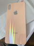 井邑田 iphonexr鋼化彩色后膜 xsmax后蓋背膜 蘋果X手機改色后貼膜防爆ix防刮花XR 蘋果XSMAX【金色】鋼化后膜 曬單實拍圖