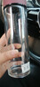富光單層玻璃杯水杯500ml 防漏男女士便攜辦公室泡茶杯子 紫紅色 500ml 曬單實(shí)拍圖