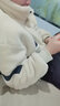 NASA GISS 官方潮牌羊羔絨外套男冬季加厚棉衣冬裝棉服學(xué)生棉襖 白色 XL  曬單實(shí)拍圖