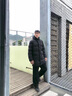 DIOULIFE棉衣男中長款潮流棉服外套男休閑潮牌冬季加厚工裝棉襖外套秋冬季 黑色 XL (推薦體重125-145斤) 曬單實(shí)拍圖