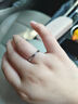 老鳳祥莫比烏斯戒指簡(jiǎn)約百搭素圈足銀999情高檔紀念日禮物送女朋友老婆 足銀*莫比烏斯戒指對戒 開(kāi)口可調節 曬單實(shí)拍圖