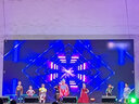 小憨鹿兒童環(huán)保時(shí)裝走秀男孩手工衣服創(chuàng  )意diy材料幼兒園親子主題表演服 銀河奧特縵 120cm 曬單實(shí)拍圖