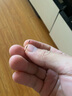 牧笛（MUDI） 18k黃金戒指女玫瑰金細款光圈素戒關(guān)節戒新年禮物送女友騏驥紅 18K金黃 10號 曬單實(shí)拍圖