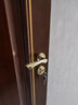 海福樂（HAFELE） 德國海福樂門鎖室內門把手房門鎖金色門鎖臥室執(zhí)手分體鎖木門鎖 PVD金色911.83.347 防火鎖體 通用型35-50mm【帶鑰匙】 曬單實拍圖