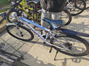 美昱 山地自行車(chē)男變速單車(chē)學(xué)生青少年賽車(chē)成人女通勤車(chē) 減震前叉探索者輻條輪白藍 26寸【建議身高160-180cm】 27速暢享版 曬單實(shí)拍圖