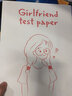 先贊禮品 創(chuàng  )意送女友男友測試卷題閨蜜測試題禮物男送朋友考試卷戀愛(ài)女友抖音情侶男女給 男友測試券+女友測試券 曬單實(shí)拍圖