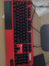 狼途（LANGTU）正品104键机械键盘鼠标三件套电脑有线耳机青轴黑轴套装电竞游戏 红光红色青轴单键盘 晒单实拍图
