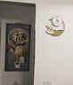 美世達(dá)（MEISD）掛鐘客廳鐘表2023新款現(xiàn)代簡(jiǎn)約大氣網(wǎng)紅時(shí)鐘創(chuàng)意萬(wàn)年歷裝飾表掛墻 帶日歷款大號(hào)：44X41.5CM 曬單實(shí)拍圖
