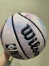 威爾勝（Wilson）NBA籃球流沙紫室內(nèi)外訓(xùn)練標(biāo)準(zhǔn)7號(hào)球成人專(zhuān)用生日禮物男生潮流花球 【流沙紫】WZ2022801CN7 7號(hào)籃球(標(biāo)準(zhǔn)球) 曬單實(shí)拍圖