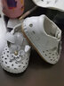 貝貝街區寶寶涼鞋一歲女?huà)雰盒?個(gè)月學(xué)步鞋軟底嬰幼兒小公主鞋夏季透氣 米色 16碼內長(cháng)12.5CM 曬單實(shí)拍圖