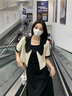 拉夏貝爾（La Chapelle）短袖雪紡連衣裙女裝2025年夏季新款時(shí)尚中長(cháng)款法式小個(gè)子夏天裙子 套裝 M 曬單實(shí)拍圖