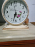 康巴丝（Compas）挂钟古典欧式座钟表复古客厅装饰台钟创意卧室床头时钟石英钟 3020数字白裂纹 实拍图