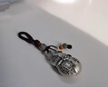 禧卡森  鑰匙扣掛件足銀葫蘆汽車(chē)高檔手工個(gè)性大象福祿吉祥鑰匙鏈掛飾 足銀（吉祥福祿）掛件 曬單實(shí)拍圖