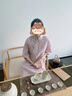 浮云堂.風(fēng)」南枝.中式立領(lǐng)短款外套女裝新款2025春秋禪意上衣半身裙套裝 粉米（外套） M 曬單實(shí)拍圖