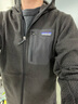 PATAGONIA男士R1 Air Full-Zip Hoody全拉鏈連帽抓絨外套巴塔哥尼亞 40255 BLK黑色 S 曬單實(shí)拍圖
