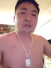 夢至尊 貔貅吊墜足銀999男士霸氣個性潮人銀牌掛件實心掛墜龍頭銀項鏈 貔貅吊墜約32克+65厘米銀鏈約32克 曬單實拍圖