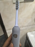 花上（HUSUM）電動(dòng)牙刷成人充電式聲波震動(dòng)軟毛防水電動(dòng)牙刷男女情人節(jié)新年情侶生日禮物學(xué)生情侶春節(jié)禮盒套裝 迷霧藍(lán)-4檔 曬單實(shí)拍圖