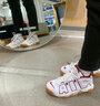 NIKE耐克男童籃球鞋皮蓬AIR MORE UPTEMPO氣墊緩震防滑支撐球鞋運動(dòng)鞋 FJ2846-100 37.5 【建議腳長(cháng)23.5cm】 曬單實(shí)拍圖