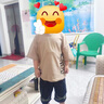 G.DUCKKIDS童裝男童夏裝套裝2024新款兒童夏季套裝時髦卡通短袖T恤男孩衣服 卡其色套裝 140 身高130-140cm年齡9-10歲 曬單實拍圖