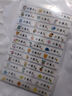 彩色卡通透明姓名貼小學(xué)生防水貼紙文具貼寶寶幼兒園名字貼定制 小號混合卡通60個（透明款） 曬單實拍圖